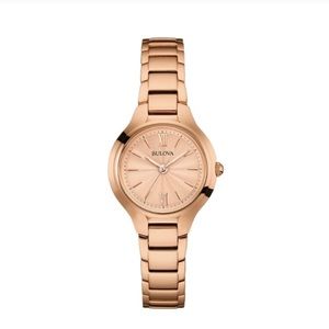 Rose gold Bulova